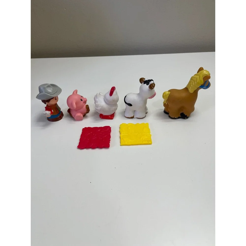 Fisher Price‎ Little People Farm Animal Cow Pig Horse Chicken Food Replacement